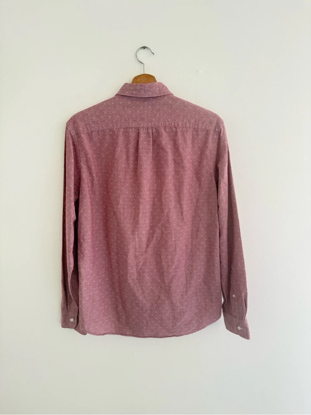 J. Crew Oxford Slim Red Stitched Long Sleeve Button Down Medium